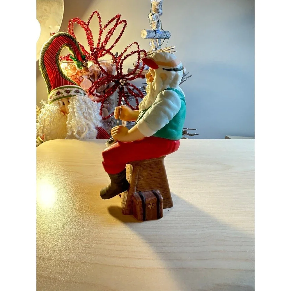 Hallmark Santa 1989 Toymaker #4 - Sailboat from Santa - Figurine